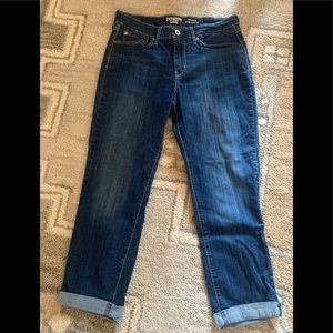 Levi’s modern slimmed cuffed jeans size 10